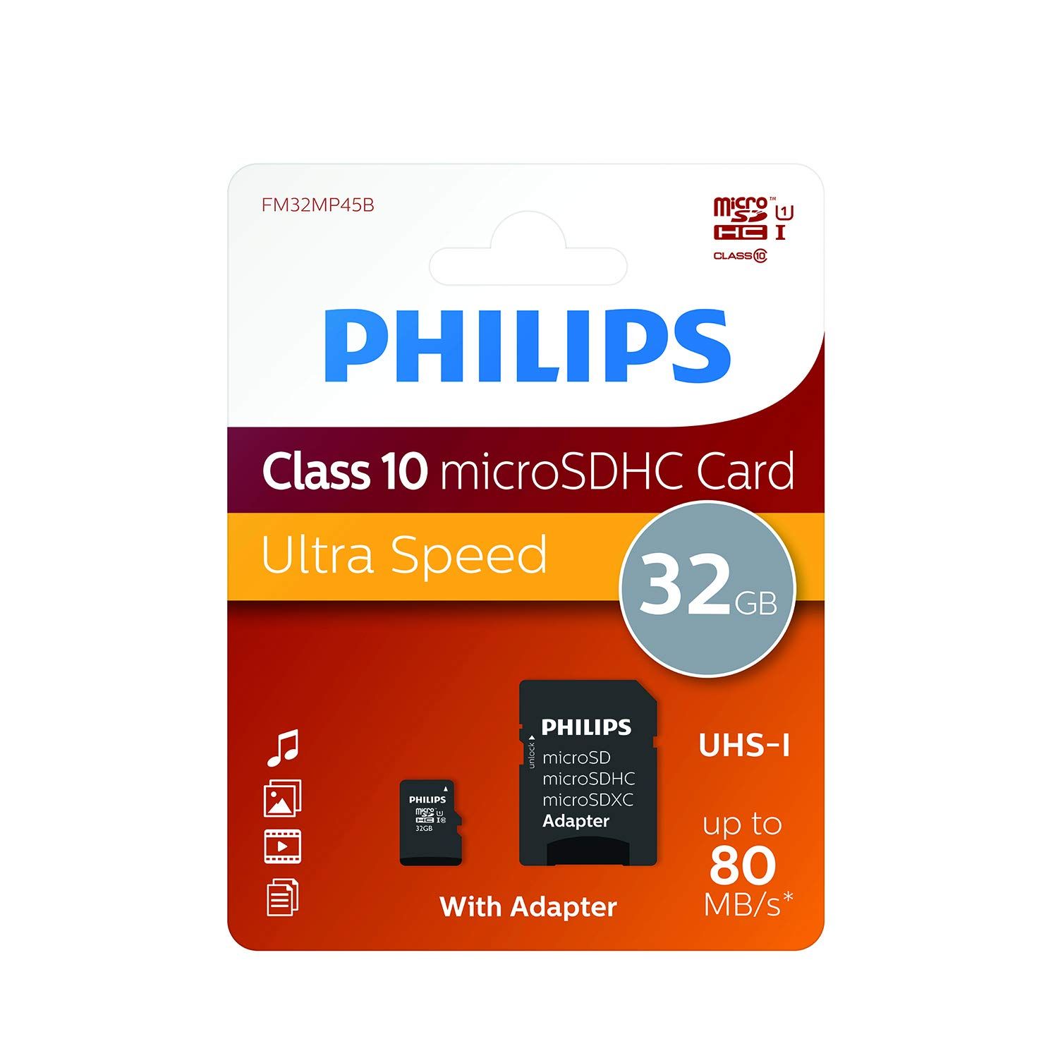 Philips 32GB microSDHC Card (Class 10)