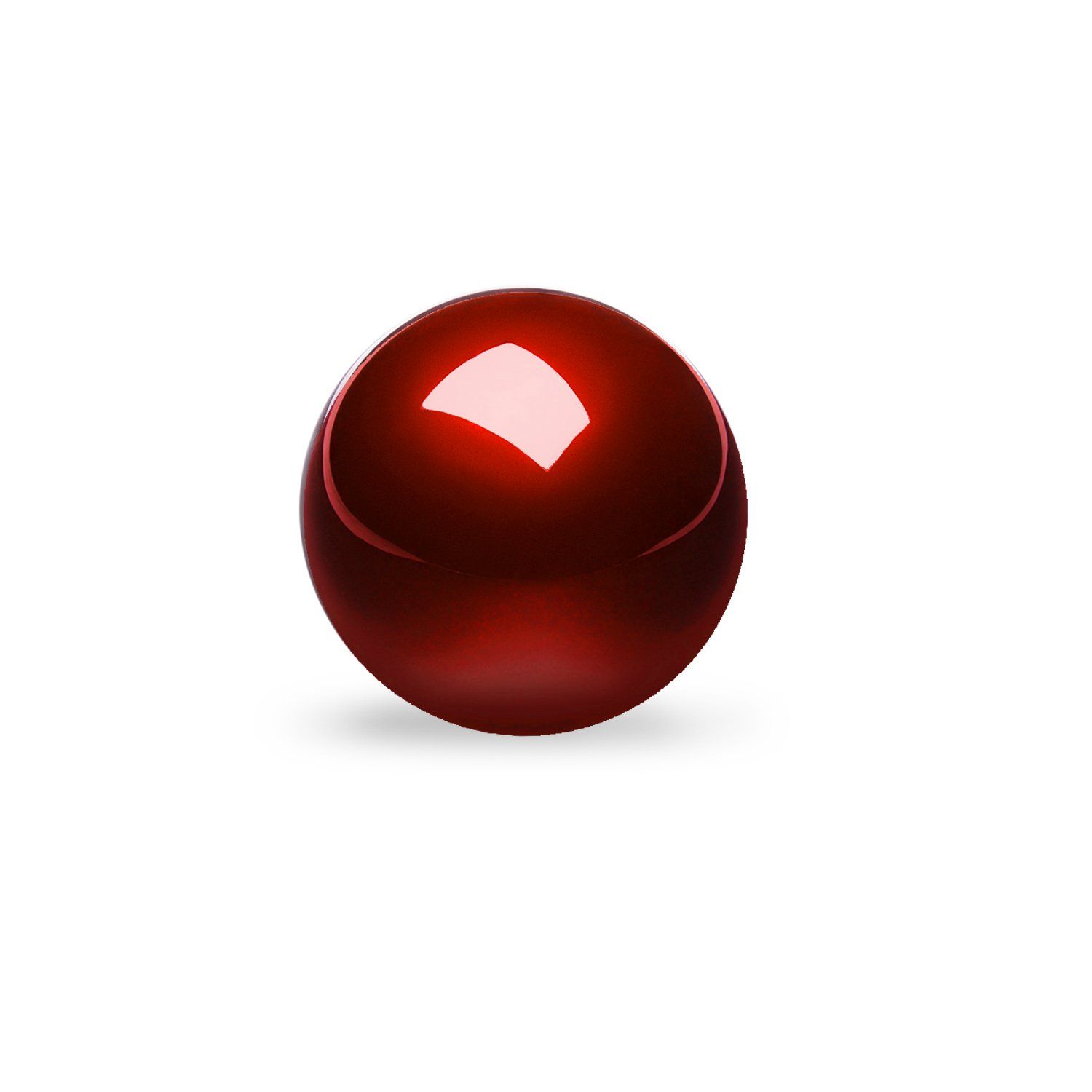 Perixx 55mm Trackball - Glossy Finish - Speed - Compatible with Other Mouse Trackballs - Red