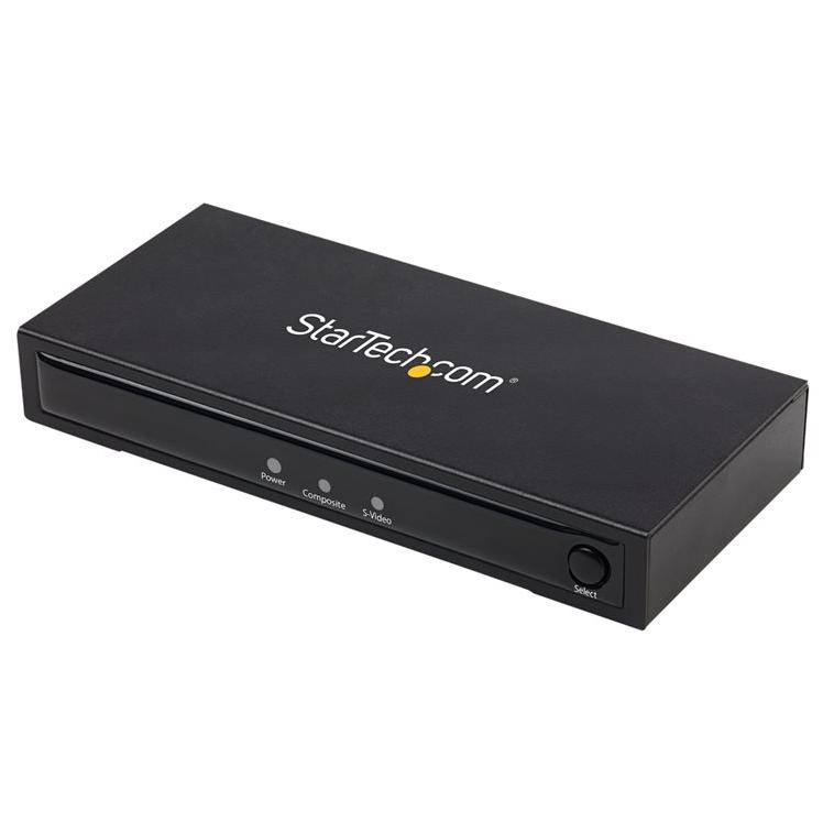 StarTech Video Converter: Composite and S-Video to HDMI with Audio - 720p - NTSC/PAL