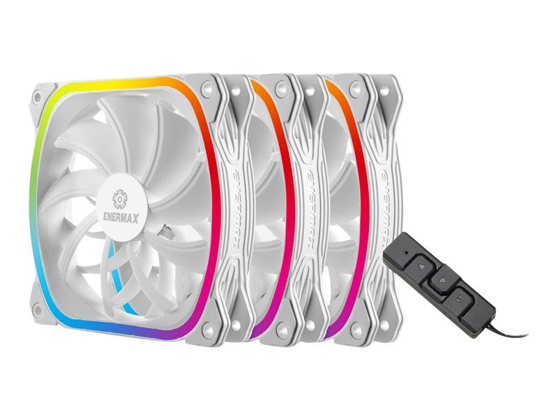 Enermax SquA RGB 120mm Case Fan - White