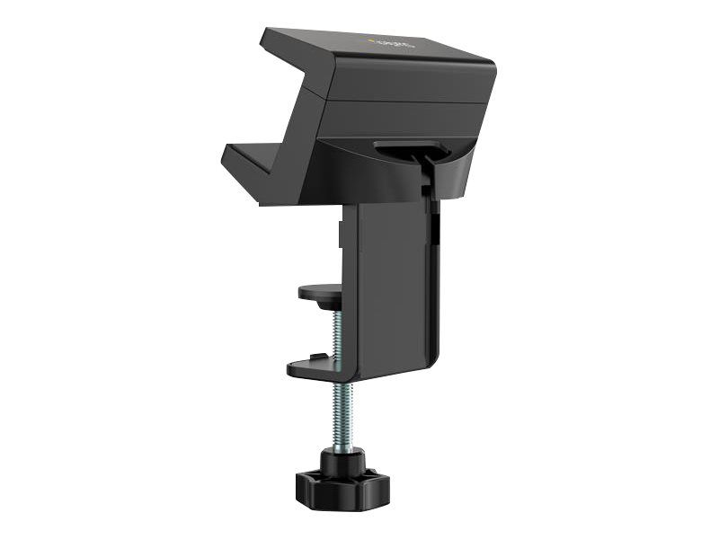 Barra de alimentación StarTech para montaje en escritorio - Pinza de sujeción para interruptor de circuito - Negro