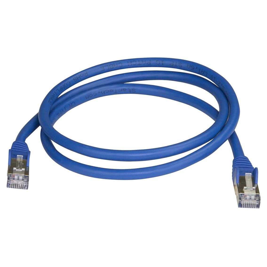 StarTech 5m CAT6A Ethernet Cable, Blue, UL Certified (6ASPAT5MBL)