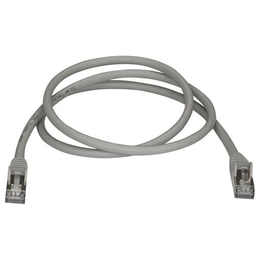 StarTech 7m CAT6A Ethernet Cable, 10GbE PoE Patch Cord, Grey