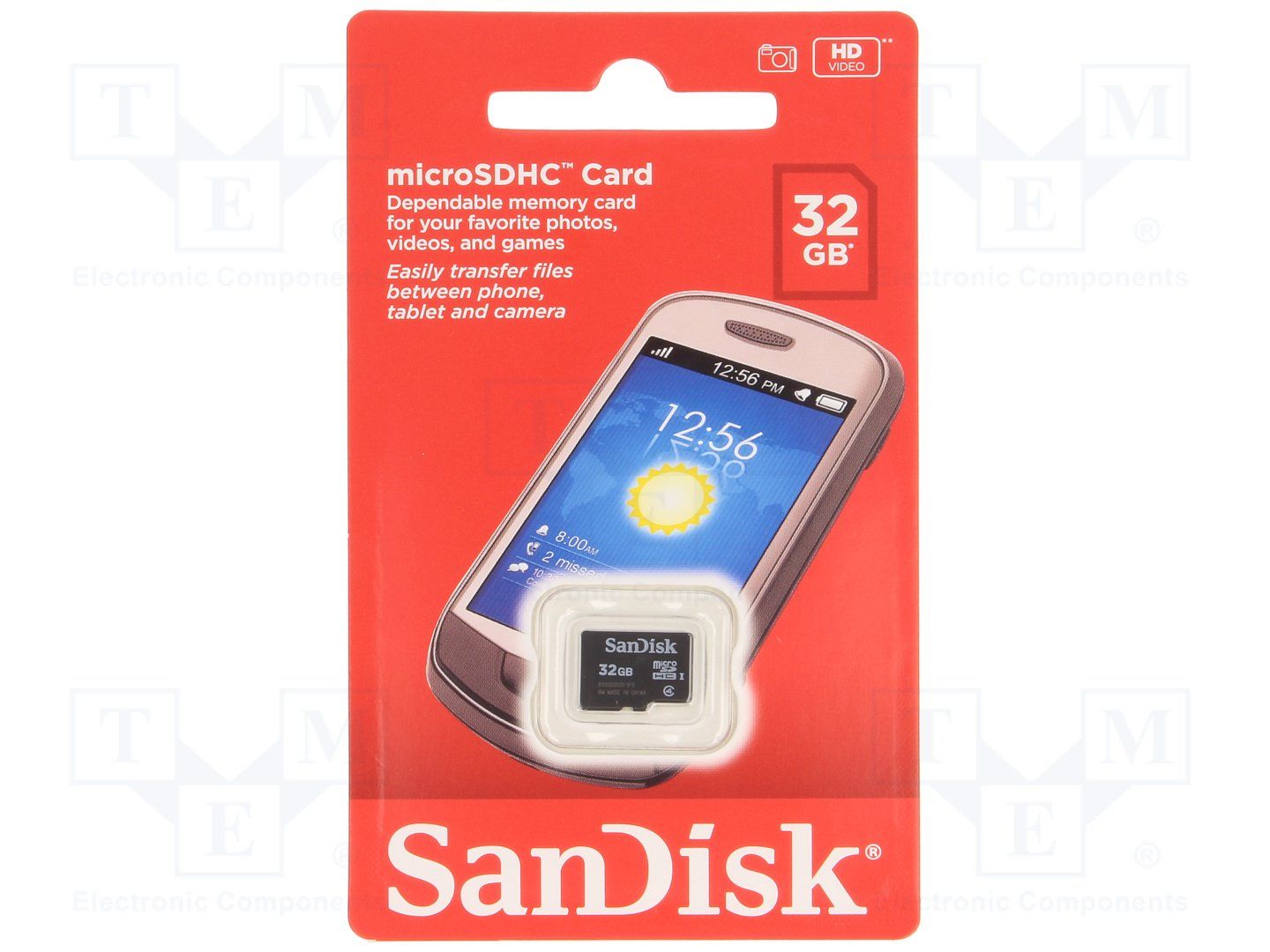 SanDisk MicroSDHC Memory Card 32GB Class 4 (SDSDQM-032G-B35)