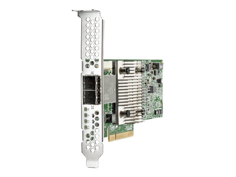 HP H241 Smart Host Bus Adapter - Storage Controller - 8-Port - SATA 6Gb/s / SAS 12Gb/s - Low Profile - RAID 0, 1, 5 - PCIe 3.0 x8 - for HPE D3710; Apollo 4510 Gen9; ProLiant DL20 Gen9, ML10...