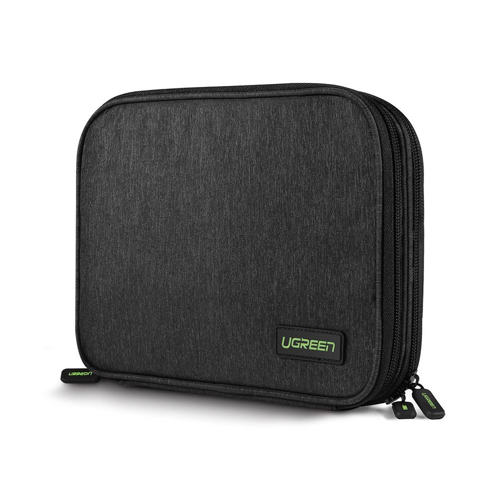 UGREEN Cable Storage Bag, Protective Case for Electronics with Shockproof Zippered Pouch for Phone i