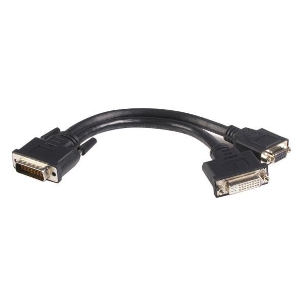 StarTech.com 20cm DMS 59 Y Cable (Male to Female) DVI I VGA