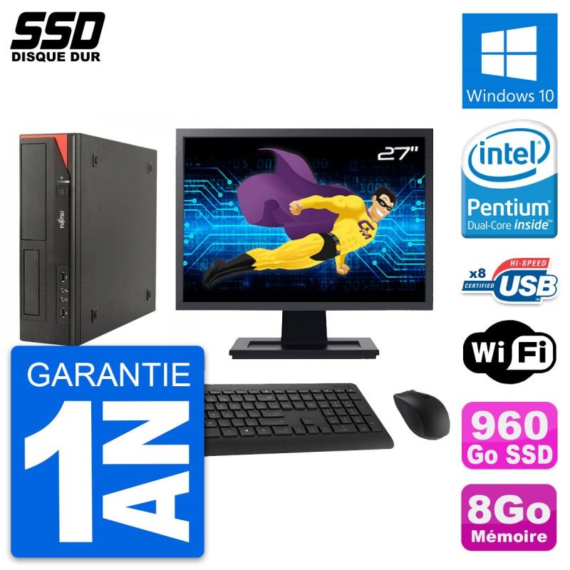 Fujitsu E520 E85+ DT 27-inch Desktop PC