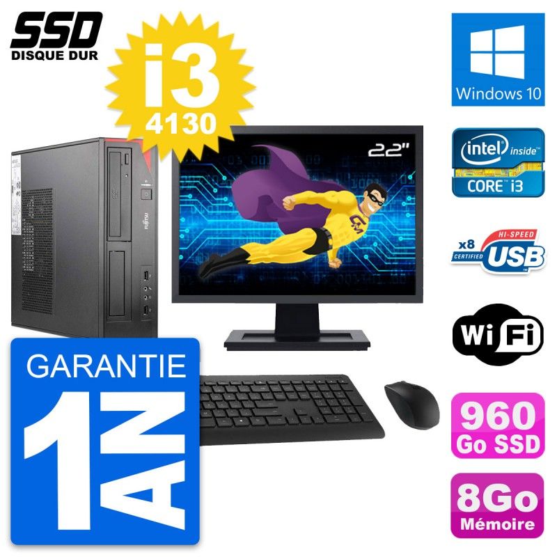 Fujitsu E520 DT 22-Inch All-in-One PC