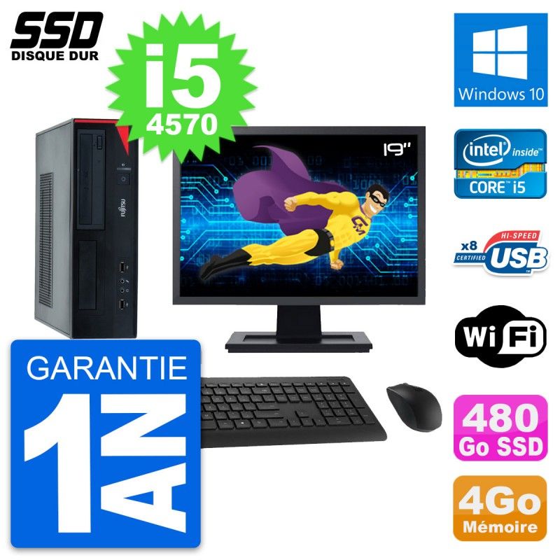 Fujitsu E520 DT 19-Inch Desktop PC