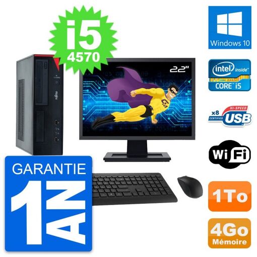 Fujitsu E520 DT 22-Inch Desktop PC