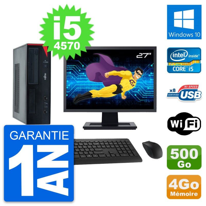 Fujitsu E520 DT 27-Inch Desktop PC