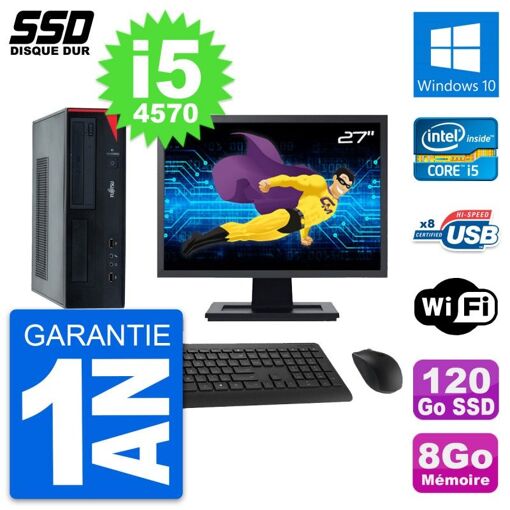 Fujitsu E520 DT 27-Inch Desktop PC