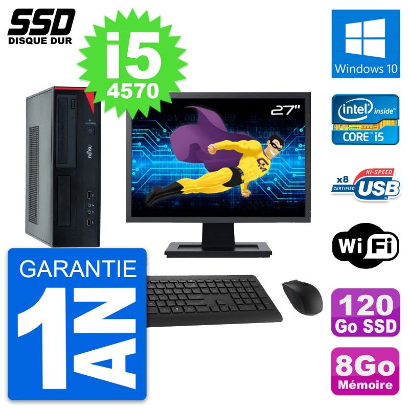 Fujitsu E520 DT 27-Inch Desktop PC
