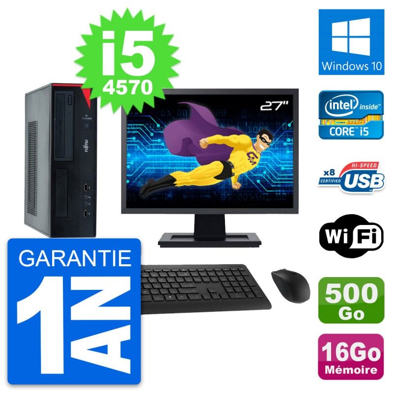 Fujitsu E520 DT 27-Inch Desktop Computer