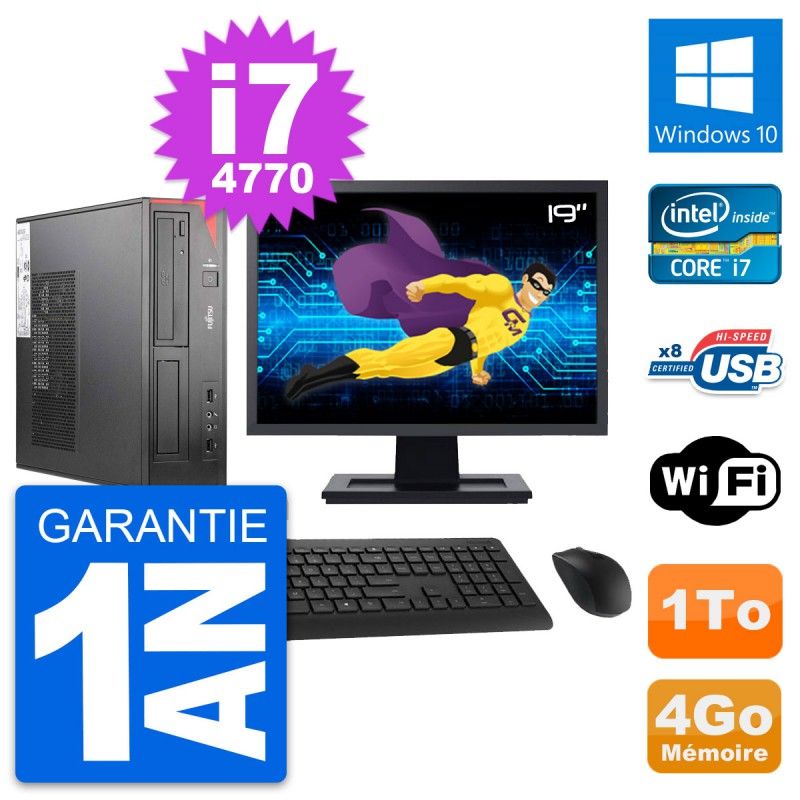 Fujitsu E520 DT 19-Inch Desktop Computer