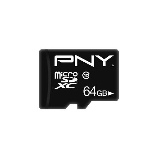 PNY Micro SD Card 64GB, Class 10, 50MB/s