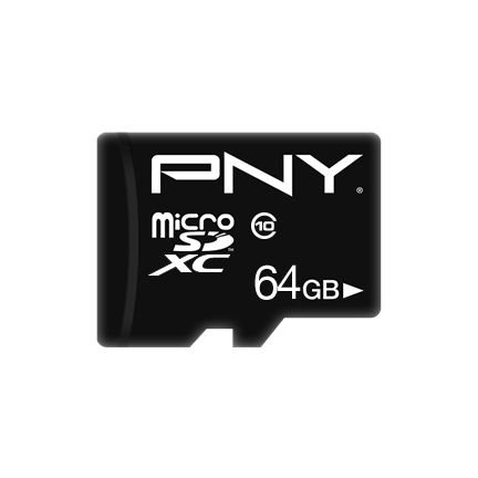 PNY Micro SD Card 64GB, Class 10, 50MB/s