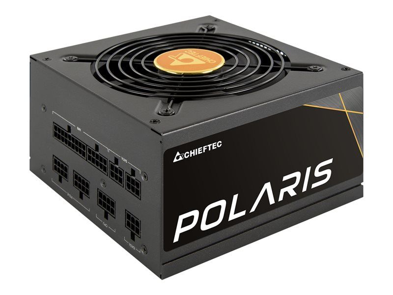 Chieftec Polaris Series 550W - Alimentation PC - ATX12V 2.4/ EPS12V - 80 PLUS Gold - CA 100-240 V - 550 watt - PFC active