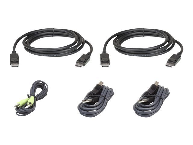 ATEN 2L-7D03UDPX5 - KVM Cable Kit (Keyboard/Video/Mouse) - TAA Compliant for ATEN CS1144DP4C, CS1148DP4, CS1148DP4C