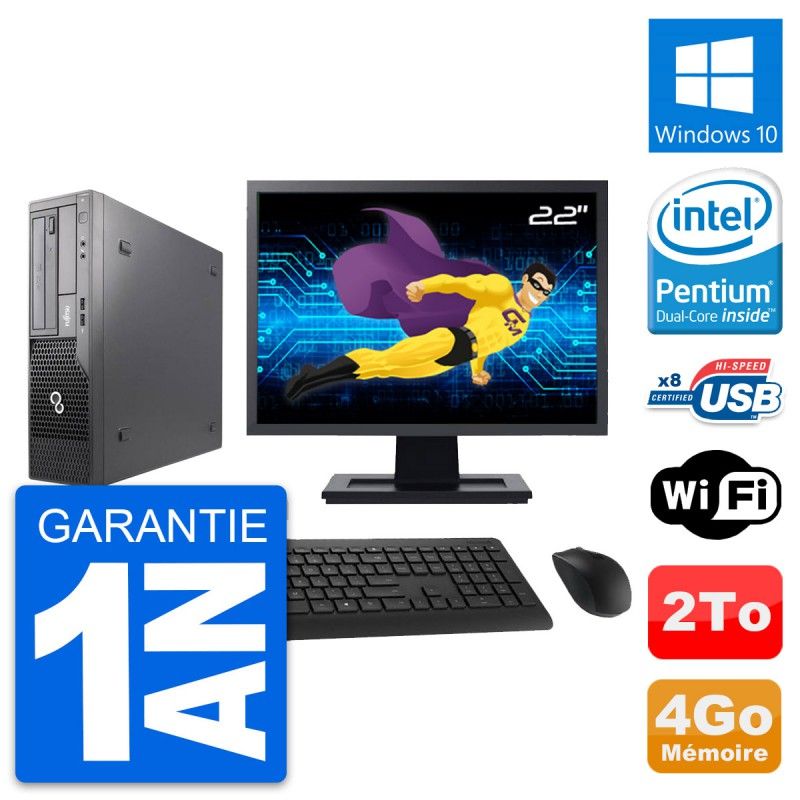Fujitsu E500 DT 22-Inch Desktop PC