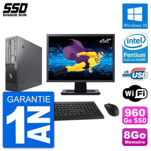 Fujitsu E500 E85+ DT 22-inch Computer