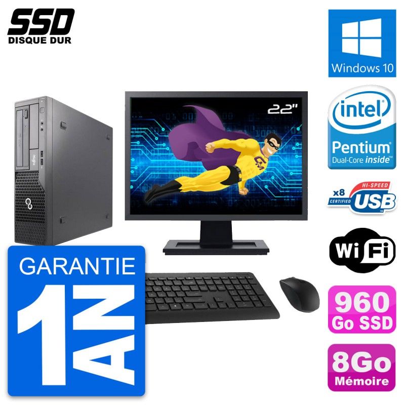Fujitsu E500 E85+ DT 22-inch Computer