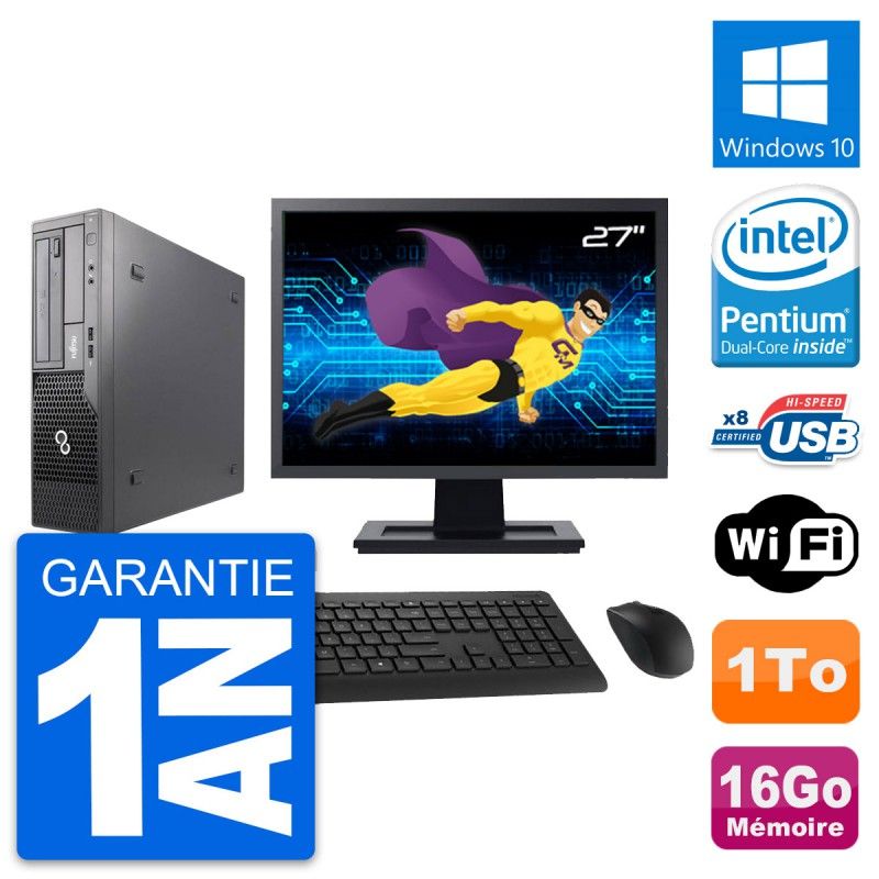 Ordinateur de bureau tout-en-un Fujitsu E500 DT 27 pouces