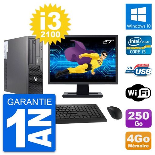 PC de sobremesa Fujitsu E500 DT de 27 pulgadas