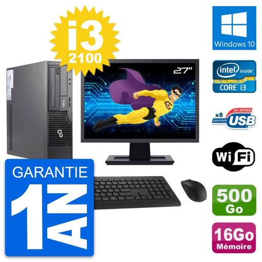 Fujitsu E500 DT 27-Inch All-in-One PC