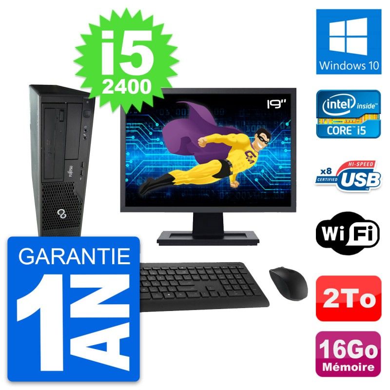 Fujitsu E500 DT 19-Inch Desktop Computer