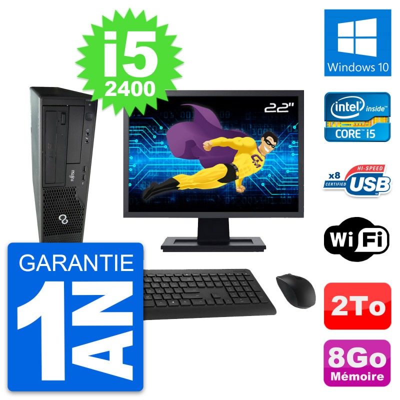 Fujitsu E500 DT 22-Inch Desktop PC