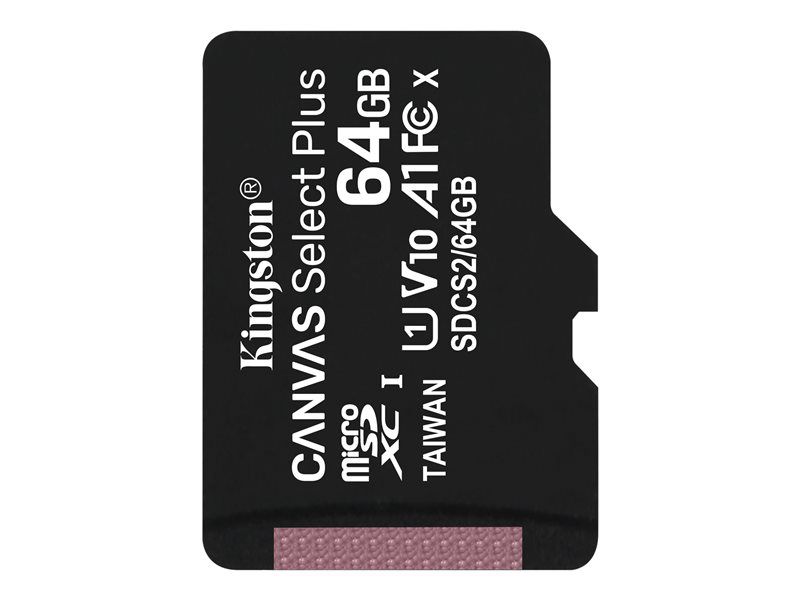Kingston Canvas Select Plus 64GB MicroSDXC UHS-I Card