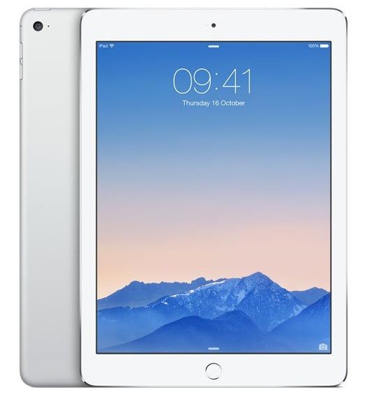 Apple iPad Air 2 Wi-Fi 16GB Silver Retina 9.7-inch Tablet
