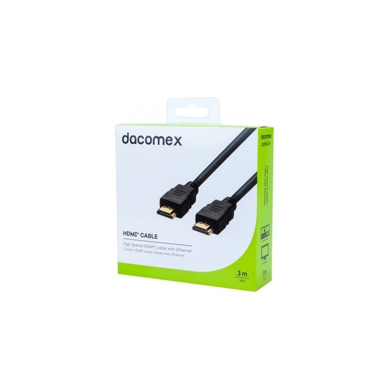 DACOMEX High-Speed HDMI Cable with Ethernet - 3m