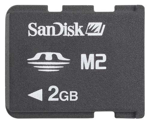 SanDisk 2GB Memory Stick Micro (M2) Flash Card