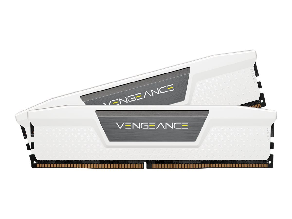 Corsair Vengeance DDR5 Kit - 32GB + 2x16GB - 288-Pin DIMM - 5200MHz / PC5-41600 - CL40 - 1.25V - White
