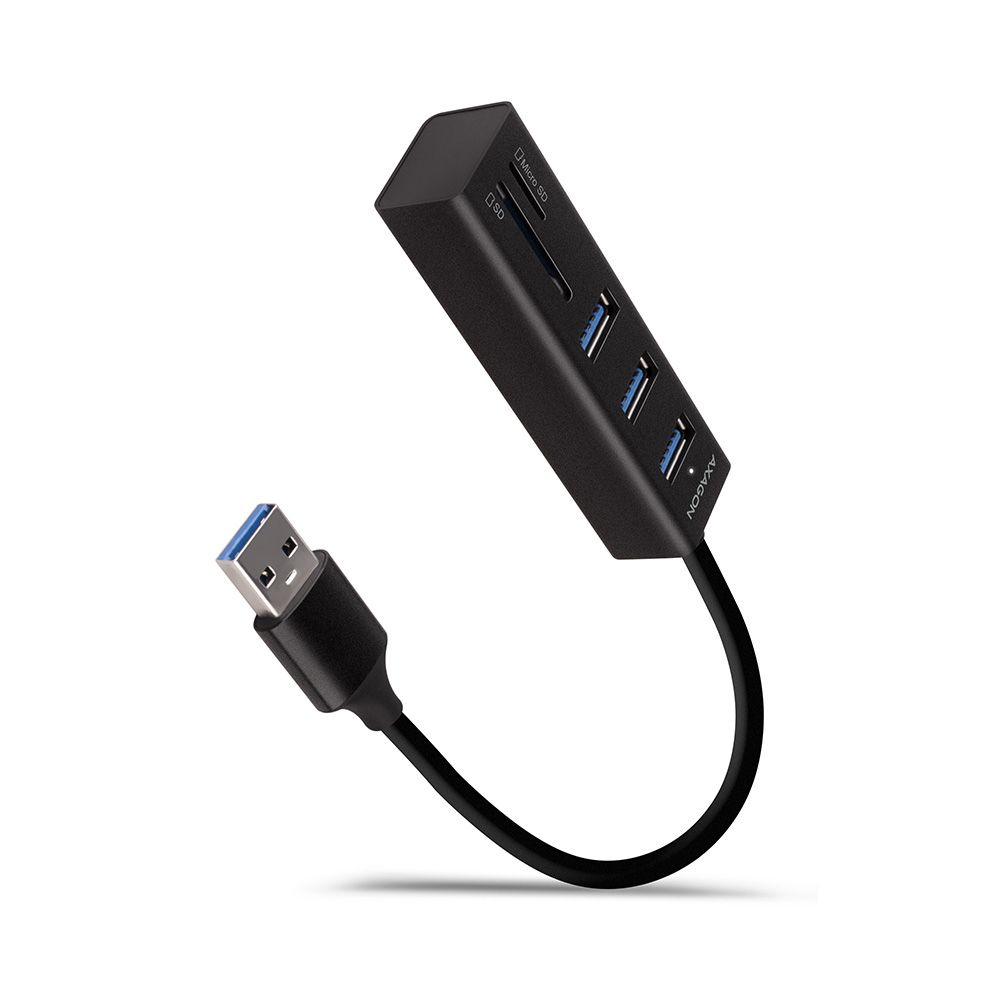 Axagon HMA-CR3A USB 3.2 Gen 1 (3.1 Gen 1) Type-A Docking Station, Black
