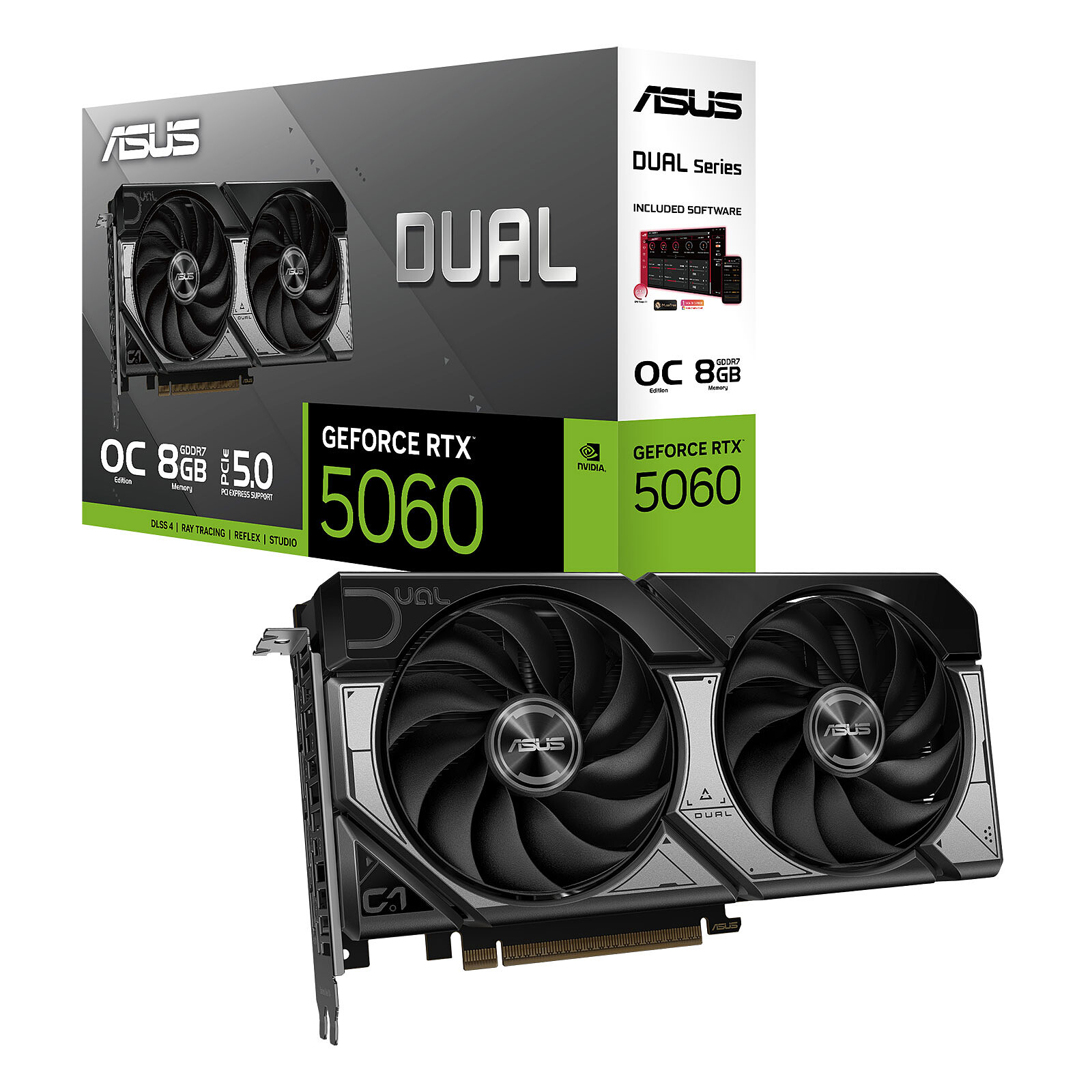 ASUS Dual GeForce RTX 5060 OC Edition 8GB 