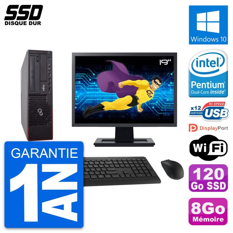 Fujitsu E700 E90+ DT 19-Inch Desktop Computer