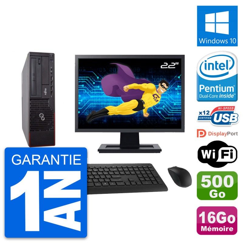 Fujitsu E700 DT 22-Inch Desktop Computer
