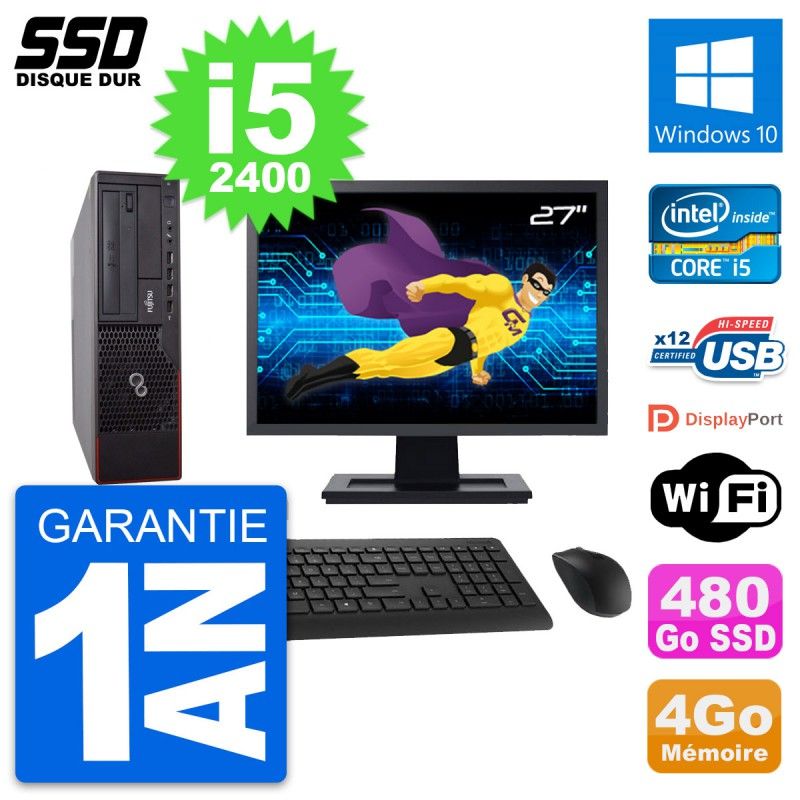 Fujitsu E700 E90+ DT 27-Inch Desktop Computer