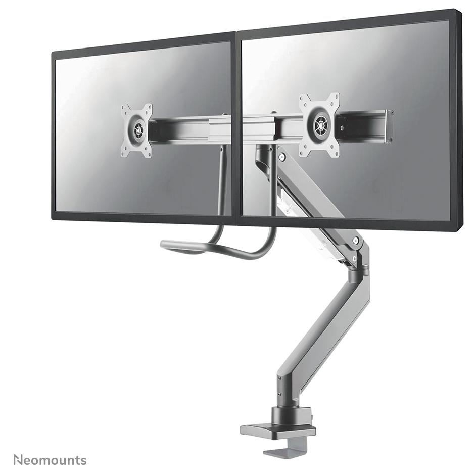 Neomounts NM-D775DXSILVER 10-32" Screen Wall Mount - Gas Spring - Topfix - 180° Swivel