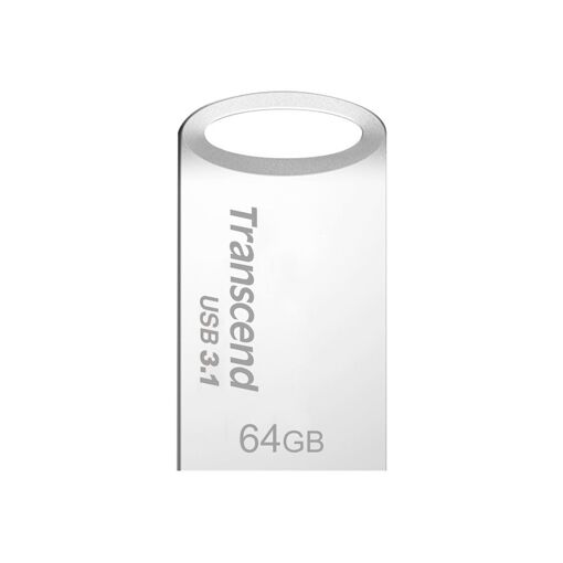 Transcend JetFlash 710 USB 3.1 Flash Drive - 64GB - Silver