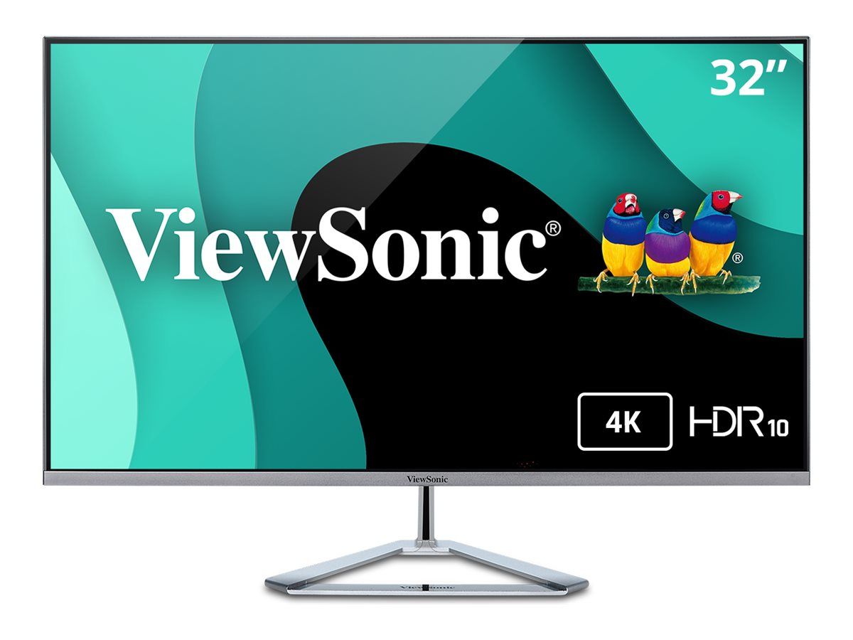 ViewSonic VX3276-4K-MHD-2 4K LED Monitor - 32 inch (31.5" viewable) - 3840 x 2160 @ 60Hz - VA - 300 cd/m² - 3000:1 - HDR10 - 4ms - 2x HDMI, DisplayPort, Mini DisplayPort - Built-in Speakers