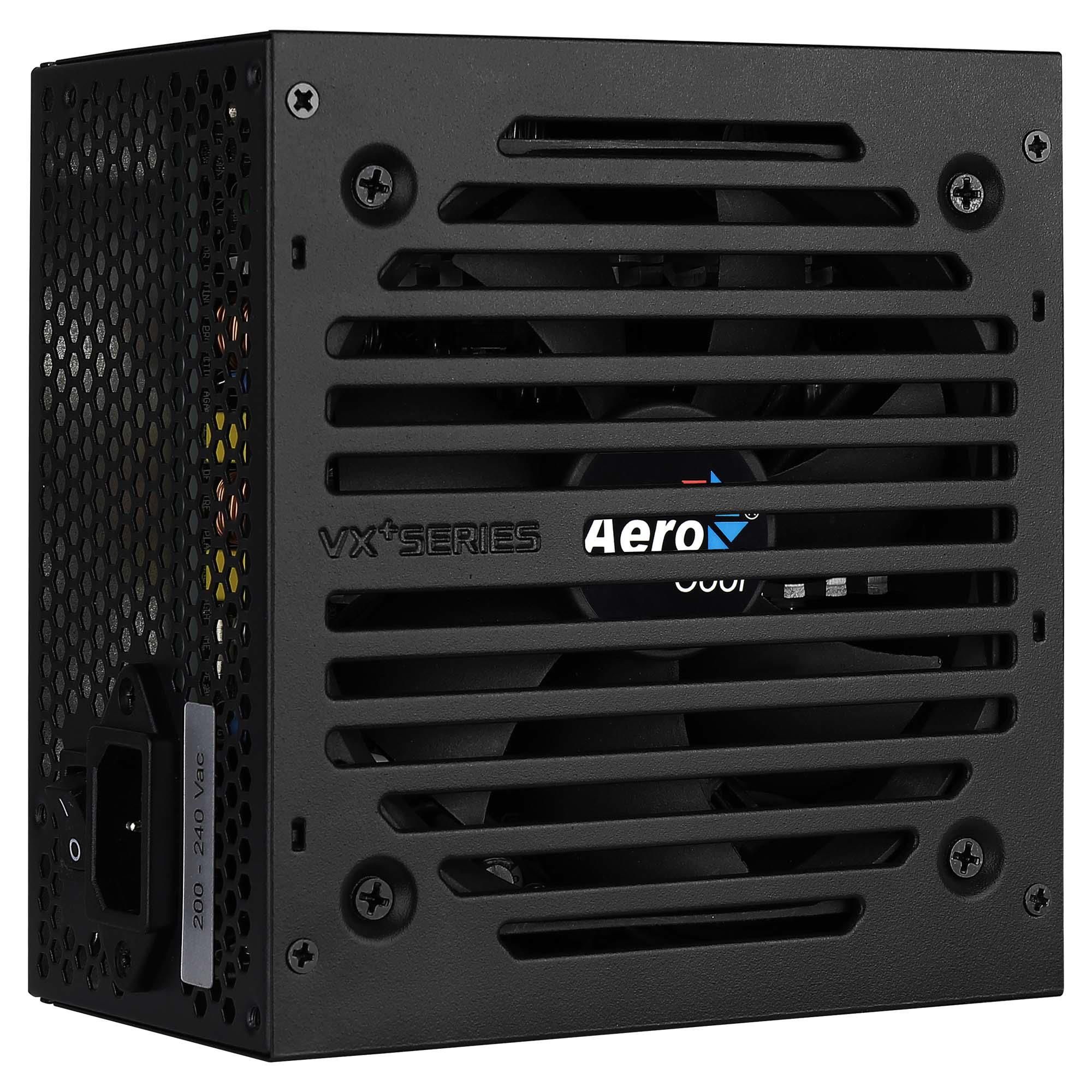 AeroCool VX Plus 650W ATX Power Supply Unit - Black