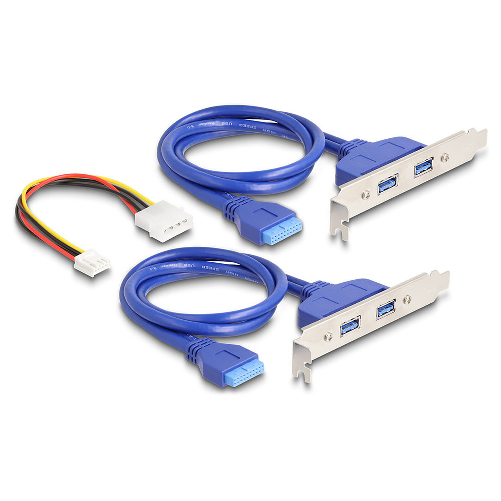Adaptateur M.2 DeLock B+M à 4x USB 3.0