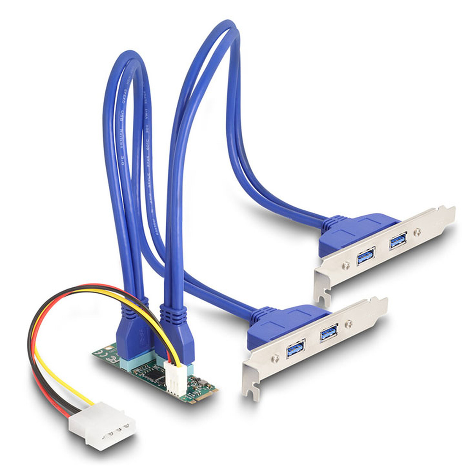 Adaptateur M.2 DeLock B+M à 4x USB 3.0