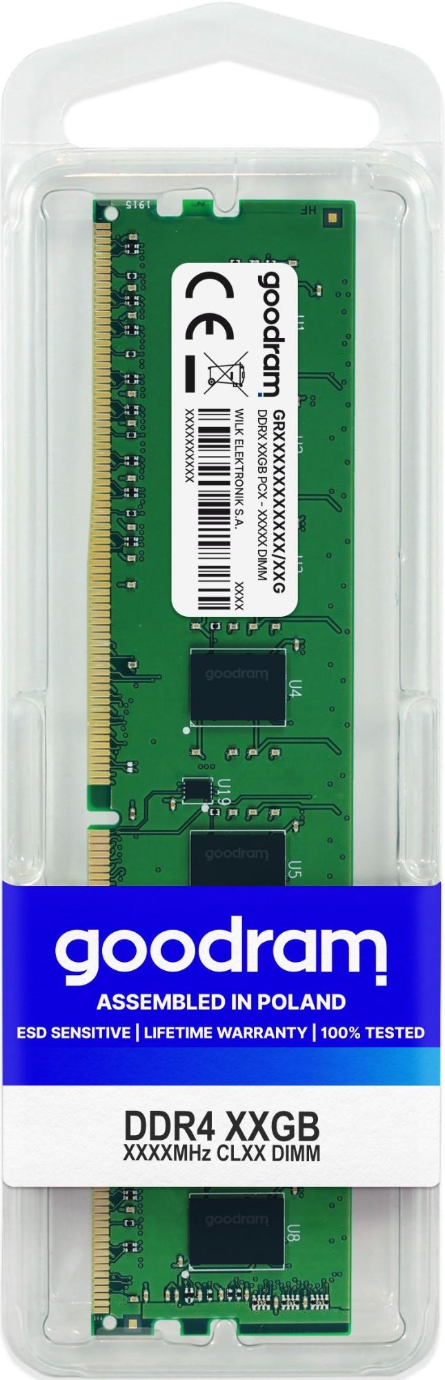 Goodram 16GB DDR4 ECC 2666MHz W-MEM2666E4D816G