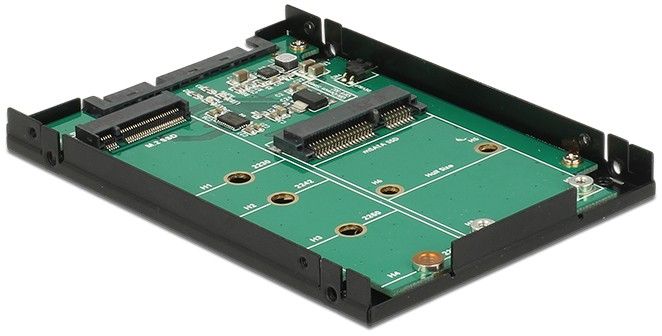 Delock 2.5" M.2 and mSATA Converter